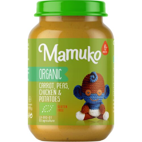 BIO Organic Carrot, Peas, Chicken & Potatoes - 190 g Cene