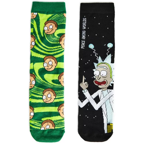 Cropp muške čarape Rick and Morty - Crna  5301M-99X