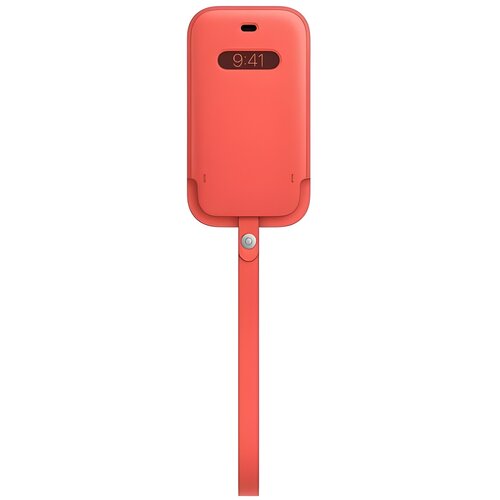 Apple Originalna usnjena torbica MagSafe za iPhone 12 mini - Rdeča Slike