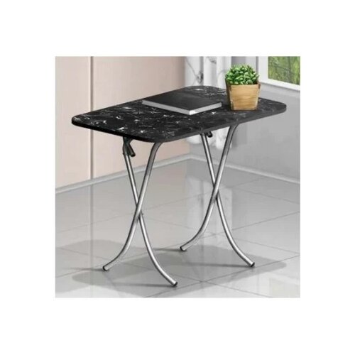Alesta sklopivi sto 50x80 cm Crni mermer AL10025CM Slike