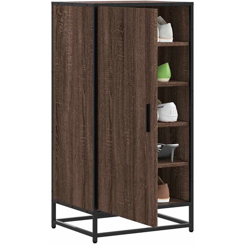 VidaXL Stalak za cipele boja hrasta 48x38x97,5 cm konstruirano drvo Slike