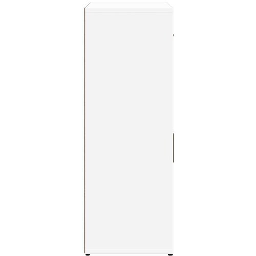  Komoda bela 60x30x84 cm inženirski les Slike