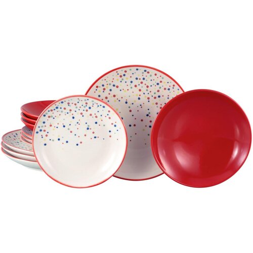 Creatable Jedilni Servis Joy Red, 12-Delni Slike