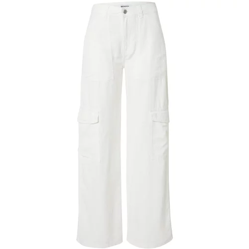 WEEKDAY Cargo hlače 'Julian' prljavo bijela