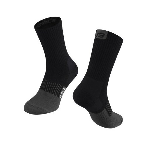 Force čarape flake, crno-siva l-xl / 42-47 ( 9011943/S61 ) Slike