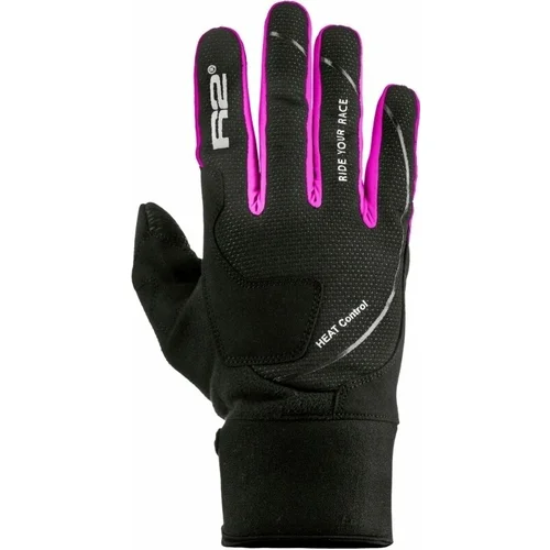 R2 Blizzard Gloves Black/Neon Pink M Skijaške rukavice