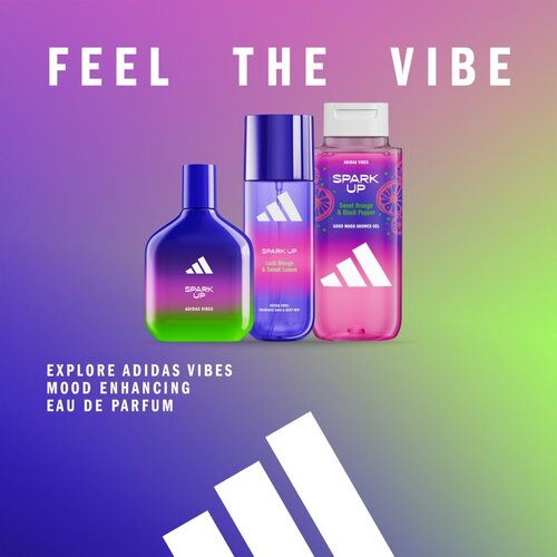 Adidas Vibes Spark Up gel za prhanje uniseks 250 g Slike
