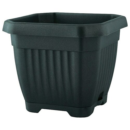 Četvrtasta tegla za cvijeće (D x &amp;Scaron;: 30 x 30 cm, 19 l, Plastika, Antracit) Slike