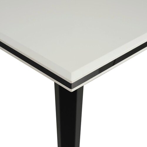 Modern Living raztegljiva miza kobe, bela, 160-200x90 Slike