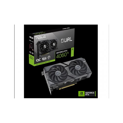Asus VGA DUAL-RTX4060TI-O16GNVIDIA GeForce RTX 4060 Ti16GB GDDR6 128bit;HDMI,3xDP Cijene