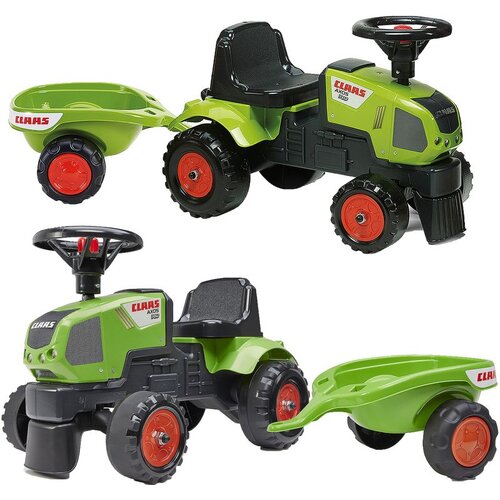 Falk traktor na pedale s prikolicom Class Axos - zeleni 12mj+ Slike