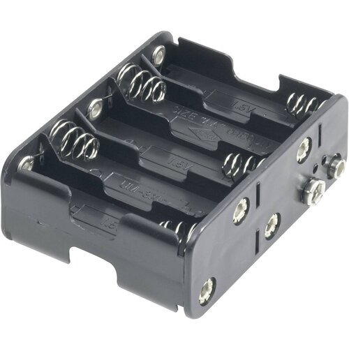 Goobay 12460 nosilec baterij 10x Mignon (AA) hitrosklopni priključek (D x &Scaron; x V) 77 x 60 x 32mm Držalo za baterije D za 10 Mignon (D x &Scaron; x V) 77 x 60, (20641711) Cene