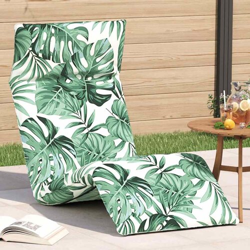  Sklopiva ležaljka s uzorkom li&scaron;ća 175x54x8,5 cm Oxford tkanina Cijene
