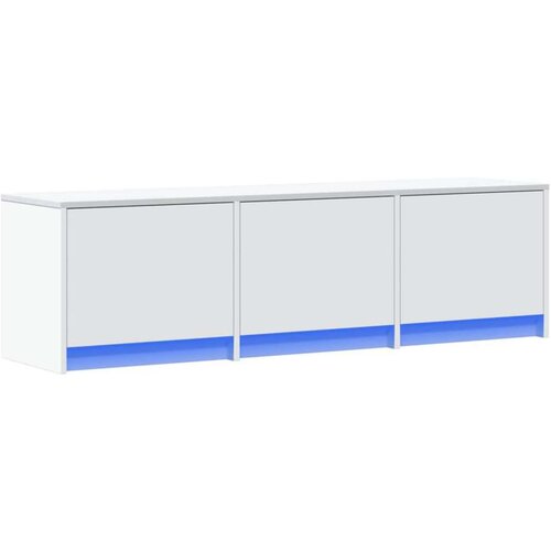 TV omarica z LED Bela 140 x 34 x 40 cm Konstruiran les, (5000137139) Cene