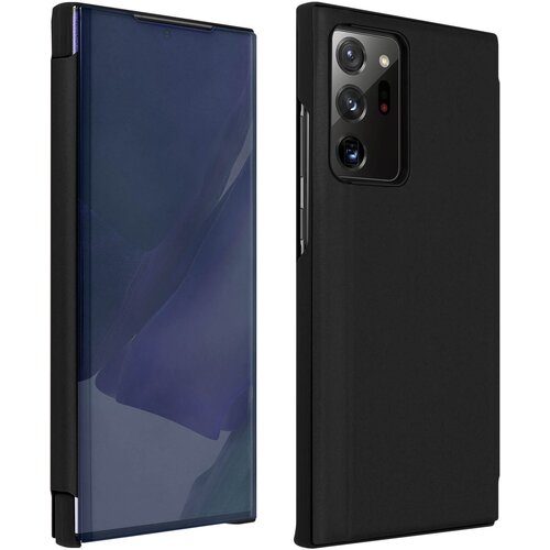AVIZAR samsung note 20 ultra slim mirror folio case, funkcija stojala - crna, (20626408) Cene