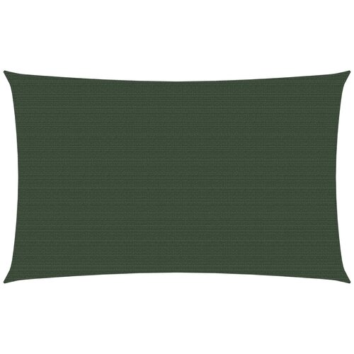  The Living Store Senčno jadro 160 g/m&amp;sup2; temno zeleno 6x8 m HDPE - Senčno Jadro, (21456584) Slike