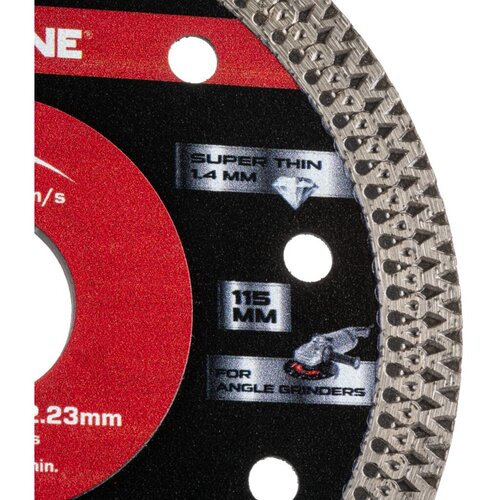Proline Dijamantski disk tanak 125 mm 89611, Debljina 1,4 mm, Promjer otvora 22,23 mm Slike