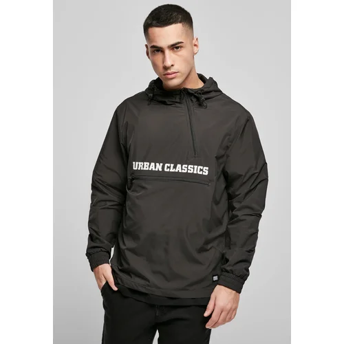 Urban Classics Commuter Pull Over Jacket Black Urban Classics Commuter Pull Over Jacket Black