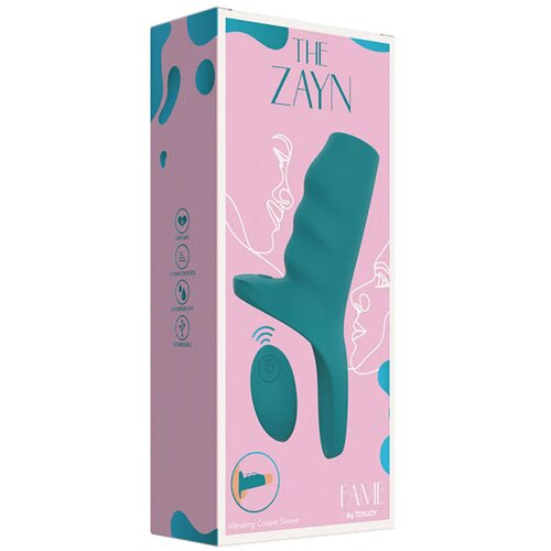Toyjoy vibracijski obroček in prevleka za penis &amp;quot;the zayn&amp;quot; (R11053) Slike