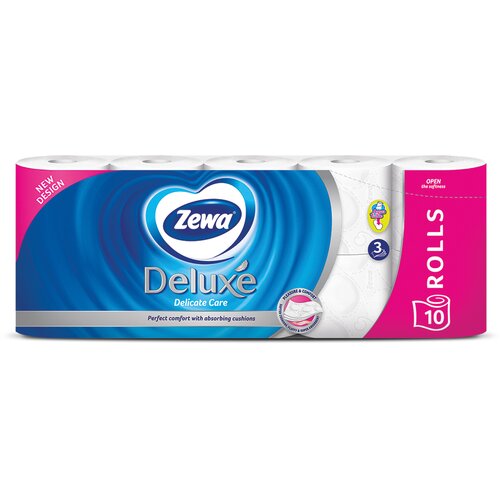 Zewa toalet papir deluxe pure white 8+2 3sl,AWT internacional Slike