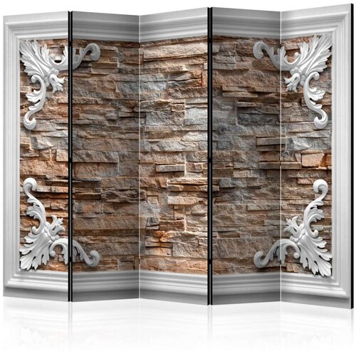  Paravan u 5 dijelova - Brick in the Frame (Brown) II [Room Dividers] 225x172 Cijene