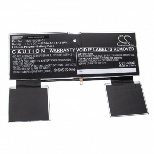 VHBW Baterija za Microsoft Surface A70, 6200 mAh Slike