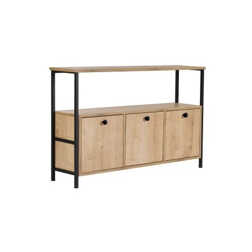 Hanah home komoda solace oak black Slike
