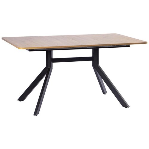 Livetastic Raztegljiva Miza Jax, Barva Hrasta, Črna, 150-190x90 Slike