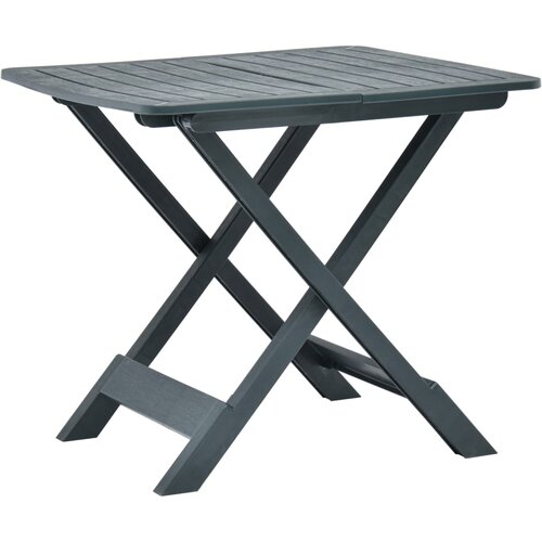 The Living Store Sklopivi vrtni stol zeleni 79 x 72 x 70 cm plastični Cijene