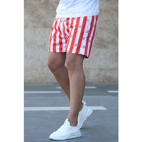 Madmext Shorts - Red - Normal Waist Slike