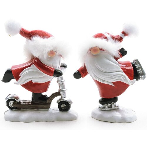 Viter Novogodi&amp;scaron;nja figura patuljak sa krznom na kapici h10cm Slike