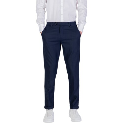 Antony Morato Hlače RAD SLIM ANKLE LENGHT FIT TWILL MMTR00768-FA600285 Modra Slike