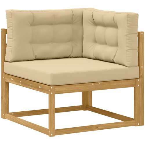  Set vanjskih sofa 8 kom. Bijela i bež 79 x 79 x 73 cm Slike
