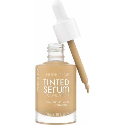 Catrice Nude Drop Tinted Serum Foundation hidratantni i posvjetljujući puder 30 ml nijansa 040N
