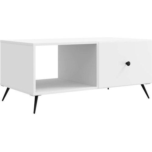 vidaXL Stolić za kavu Bijela 90 x 50 x 40 cm Konstruirano drvo - Bijela Cijene