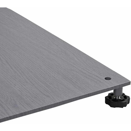  Baza za suncobran Tamno siva drvena estetika 100 x 100 x 4 cm Slike