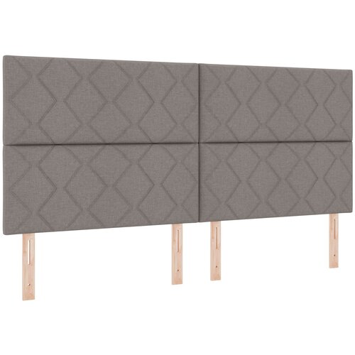 vidaXL Naslon za glavo z geometrijskimi blokov 200 cm Poliester Taupe, (22084021) Cene