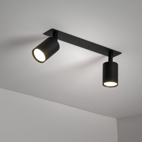  Ugradno reflektorsko svetlo NEX 2xGU10/10W/230V crno Slike