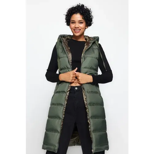 Trendyol Vest - Khaki - Puffer