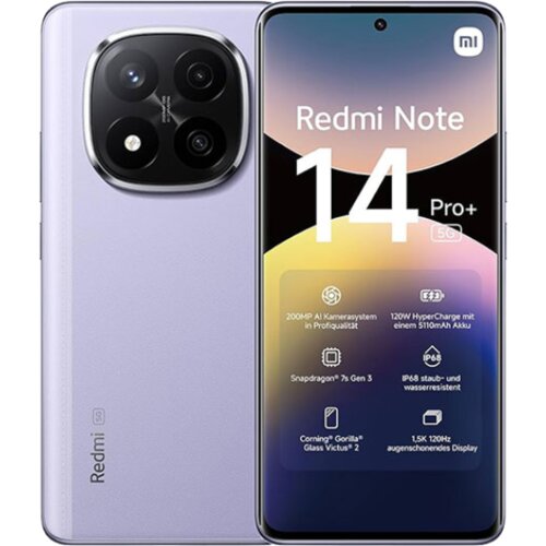 XIAOMI REDMI Note 14 Pro+ 12GB 256GB Purple EU Cijene