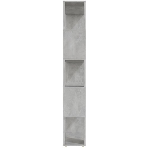  za knjige / pregrada boja betona 80x24x155 cm drveni Slike