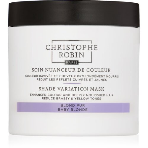 Christophe Robin Shade Variation Mask Baby Blond regeneracijska maska za nevtralizacijo rumenih odtenkov 250 ml Cene