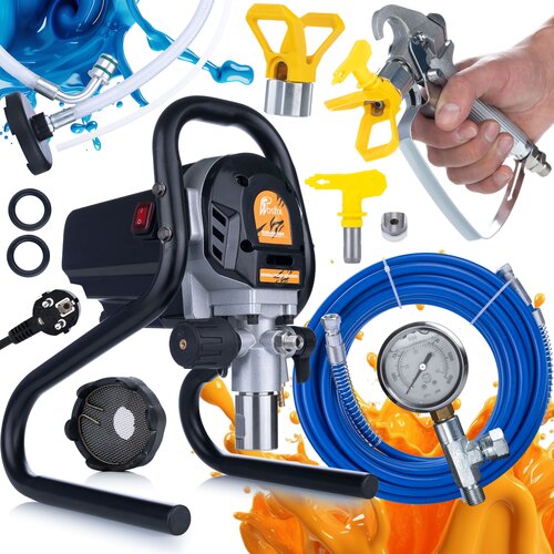 Rosfix hidrodinamični barvni razpršilec ecoflow 1200W 1,7L/MIN z nastavkom 515, visokotlačna brizgalna naprava za notranjo in zunanjo uporabo, (21734786) Cene
