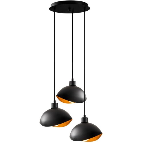 Opviq lights Crna viseća svjetiljka s metalnim sjenilom &amp;oslash; 50 cm Sivani &amp;ndash; Slike