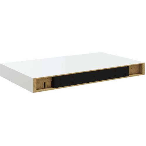  Plutajuće zidne police 2 kom sjajne bijele 40 x 23 x 3,8 cm MDF Slike