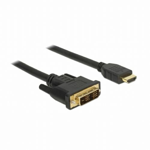 Delock HDMI-DVI-D 18+1 kabel 0,5m Slike