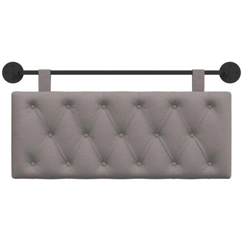  Držeće uzglavlje Zidne Sivo-smeđa 110 x 55 x 7 cm tkanina - Sivo-smeđa 100 cm bez LED Slike