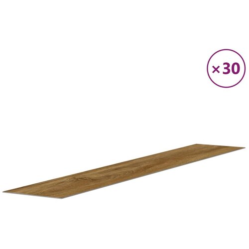  Zidne ploče s izgledom drva smeđe od PVC-a 4,12 m&amp;sup2; Slike