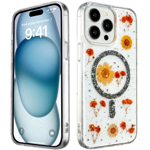  Futrola Luxury Flowers za iPhone 16 (6.1) crna Cene
