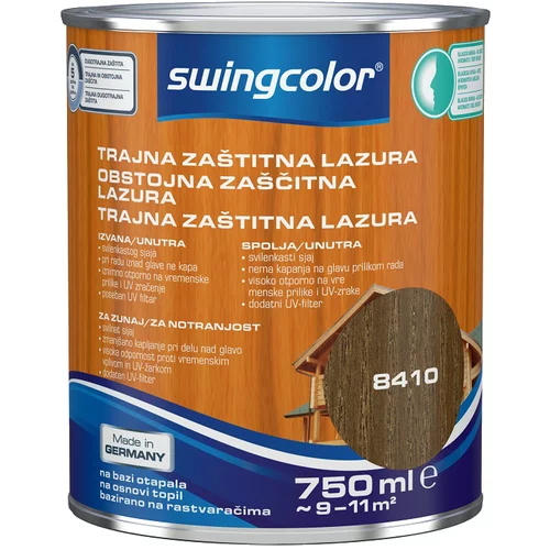 SWINGCOLOR Obstojna zaščitna lazura (barva: oreh, 750 ml)